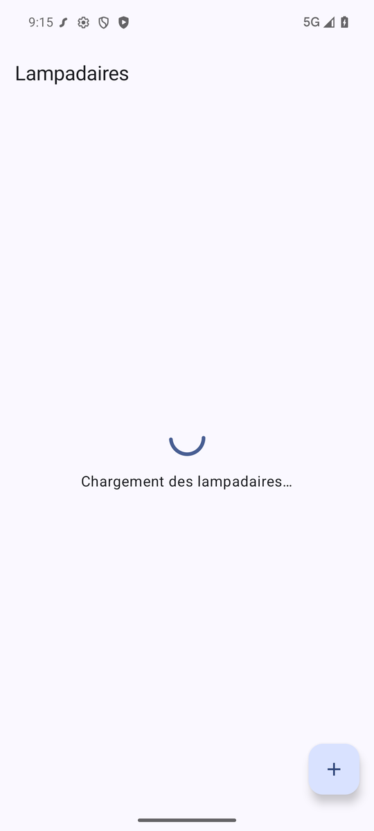 L'état Chargement : le loader pendant la requête