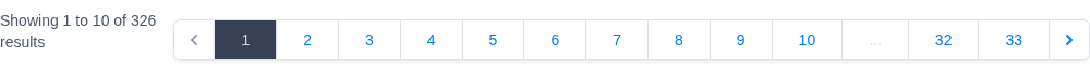 Les liens de pagination générés par Laravel